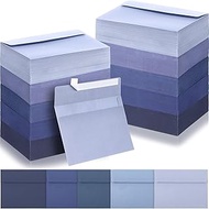 Zhanmai 400 Pack 5 x 7 Envelopes Bulk for Invitation Gradient Colored Self Adhesive A7 Envelopes for