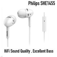 Philips 飛利浦 帶麥克風的入耳式耳機 SHE1455(香港行貨)