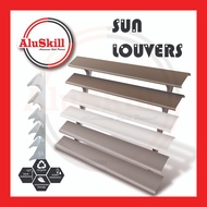 Aluminium Strip Ceiling Panel / Sun Louvers (White/Brown/Silver) &amp; SUN LOUVERS HOLDER