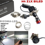 CAHAYA H4 Z1X LED LAMP MOTORCYCLE AND CAR HEAD LAMP H4 SOCKET RIZOMA-LED MOTORCYCLE HEADLIGHT H4 CAR