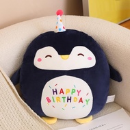 Penguin Plush Toy Penguin Stuffed Animal Cute Birthday Penguin Plushies Pillow Soft Happy Birthday P