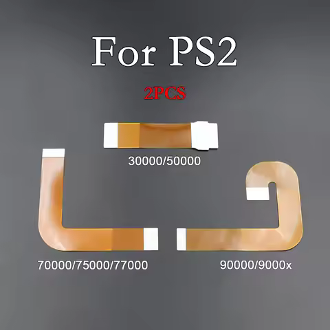 2PCS PS2 Repair Flex Cable Kit, Laser Lens Ribbon Cable Replacement for PS2 Fat SCPH 30000 50000 & S