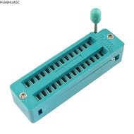 1pcs 2.54mm Pitch 28P 28 Pin DIP ZIF Test IC Socket Connector Narrow Universal in stock ic