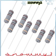 SNOWWY2OL 100 Ohm Resistor, 4 Bands 2W 5% Tolerance Carbon Film Resistors, Easy to use for DIY Elect