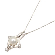 【二手】TASAKI 珍珠/鑽石項鍊，頸圍 35-41.5cm，Pt900 鉑金/Pt850 鉑金，珍珠/鑽石項鍊，女士，二手 A