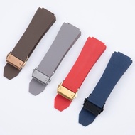 With logo and Standard Adapt to HUBLOT Hengbao Watch Strap U.S. Silicone Fusion Special Edition Wate