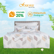 Bộ chăn ga gối drap giường Forever Elegant H149 set 4 món 100% Tencel cao cấp kháng khuẩn khử mùi