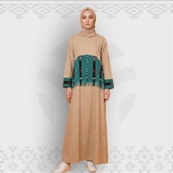 KATUN Minea Afwan cotton linen combination woven dress