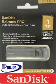 Extreme Pro 1TB 420MB/s USB 3.1 Solid State 固態硬碟手指 / 隨身碟 - SDCZ880-1T00-G46