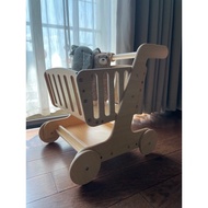 Xe đẩy đồ chơi xe siêu thị gỗ plywood xuất khẩu an toàn cho bé xe tập đi gỗ cho bé