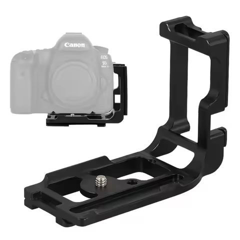 GloryStar Vertical plate quick release L Plate L Bracket hand grip Mounting for Canon 5D3 5DIII 5D M
