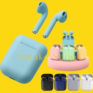 Handsfree Headset Earphone Bluetooth i12 TWS V5 Original Macaron TWS i12 Original