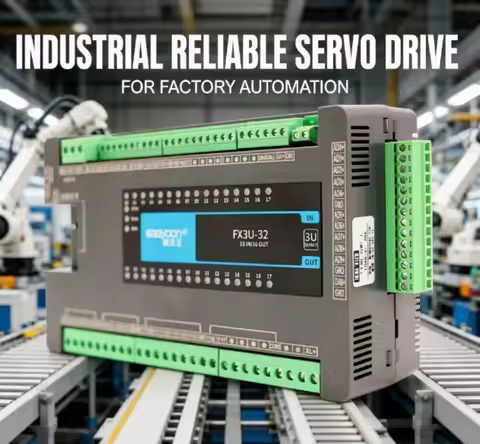 FX3U-32MR/MT/MRT PLC плк 8-Channel High Speed Counter 10AI 2AO DI16 DO16 PLC Programmable Logic Cont