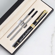Engraved name pen, high quality engraved signature pen as a gift (Full box + 02 nibs) -LUX86