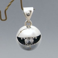 open smile L_P [Cubic Zirconia Clear] (s_m-P.36C) [Sold by chain]