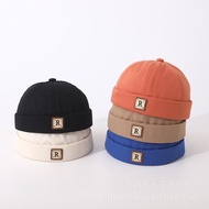 Vintage Baby Brimless Hat Spring Autumn Kids Toddler Cotton Docker Cap For Children Boys Girls R Let