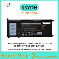 33YDH Laptop Battery For Dell Inspiron 15 7577 7588 17 7000 7773 7778 7779 7786 G3 15 3579 (G3579) G