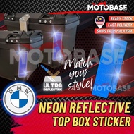 BMW Top Box Safety Reflective Sticker 2 pcs GS GSA 1300 1250 1200 Adventure 3M Motorcycle Stickers A