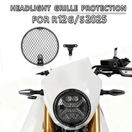 For BMW R12 G/S R12G/S R12GS 2025- Motorcycle Headlight Mesh Grill Guard Front Lamp Mesh Grille Cove