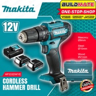 MAKITA Original Lithium Ion Cordless Hammer Drill 12V HP333DWYE BUILDMATE - CXT