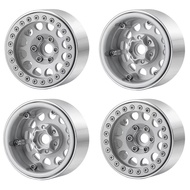 4PCS 1.9inch Beadlock Wheel Rims Wheel Hub for 1/10 SCX10 CC01 Hobby Grade Car Upgrade Parts Accesso