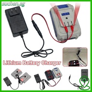 SUCHENSG Lithium Battery Charger, 18/21V/24V Lithium Overload Protection Dual-head Charger, Universa