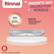 [PARENTS DAY] RINNAI - 60cm Slim Hood RH-S65A-SSVR / Rinnai / Cooker Hood / Kutchenhauss