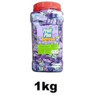 1kg (350pcs) Fruit Plus Blackcurrent Candy Sweets HALAL (LOCAL READY STOCKS)