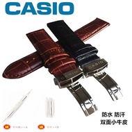 ﹍▥☑ Casio watch strap men's leather watch strap watch strap BEM-506 501 307 302 517 1183 etc.