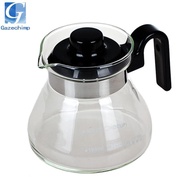 Gazechimp 300ml Heat Resistant Glass Coffee Jar with Neck  Perfect for Precisely Pouring Hot Water