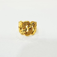 22K / 916 Gold Wide Milo Ring