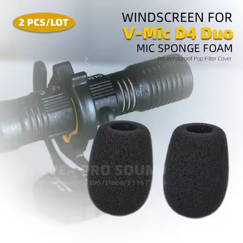 For Deity V-Mic D4 Duo D 4 Microphone Windproof Pop Filter Screen Windshield Sponge Pro Camera Mic F