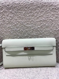Hermes🫧Kelly to go 0S Vert Fizz氣泡綠 銀扣 Stamp U 二手99新有肩帶💖✨