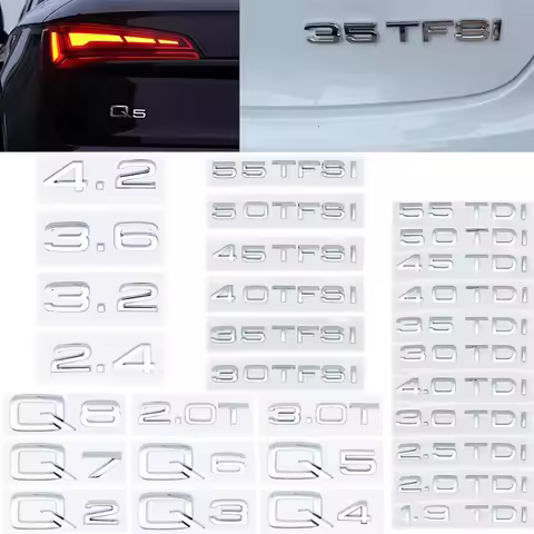 For Audi Q2 Q3 Q4 Q5 Q6 Q7 Q8 Model 1.9 2.0 2.5 3.0 4.0 5.0TDI 30 35 40 45 50 55TFSI Version 2.0 3.0