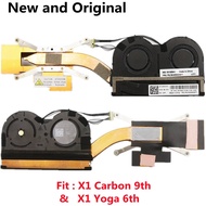 HUI New Original CPU Cooling Fan Cooler Heatsink For Lenovo ThinkPad X1 Carbon 9th X1 Yoga 6th Gen 2