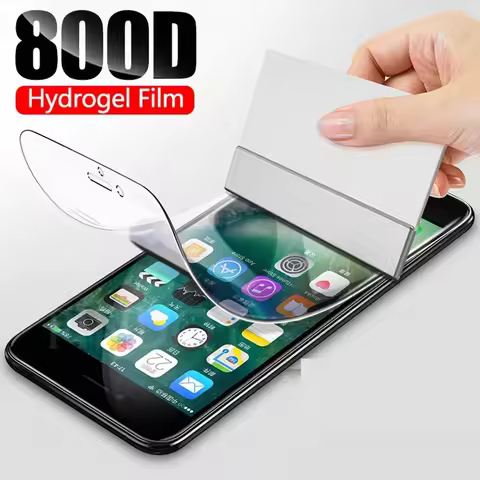 Safety Full Protection Glass For iPhone 7 8 6 6S 5 5S SE 2016 2020 Hydrogel Film Screen Protector Fo