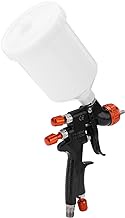 LOCADENCE Paint Spray Kit, High Misting Aluminum Spray Gun with 1.3mm Spray Nozzle Pot, Spray Gun Set For Car Primer Clear Top Coat Touch Up