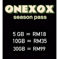 ONEXOX SEASONPASS DATA / ONEXOX SEASON PASS / xox 5GB / xox data