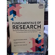 FUNDAMENTALS OF RESEARCH Writing The Proposal & the Research Paper Design 2026 by Balocon Brand-new