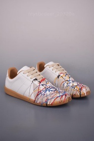 🌟品質保證🌟Maison Margiela Replica 彩繪德訓鞋 復古時尚運動板鞋