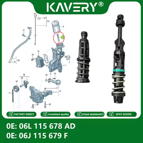 KAVERY For 1pc 06J115679F 06L115678AD Oil Filter Holder Golf Passat B8 Tiguan A3 A5 A6 Q5 Q8 EA888 G