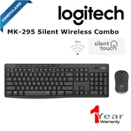 Logitech MK295 Wireless Mouse & Keyboard Combo, Silent, Full Size Keyboard, Nano USB Receiver
