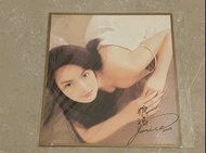 【漫畫周邊-名家畫板】 台灣 - 張雅涵「Girls」印刷薄紙板 親筆簽名	(025) - 直筆 色紙