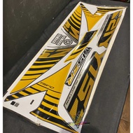 STICKER BODY YAMAHA Y15ZR Y SUKU KUNING PURBA COVER SET KUNING DIRAJA ACCESSORIES MOTOR BODY PARTS Y
