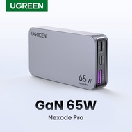 UGREEN GaN 65W Ultra-thin Fast Charger Adapter 3-Port GaN Compact Fast PPS Wall Charger Compatible w