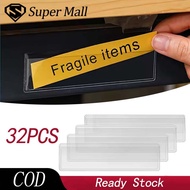 32Pcs Bookshelves label index card Shelf identification card The warehouse stores the classification