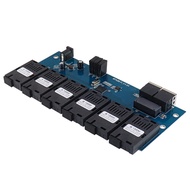 10/100M Single Mode Fiber Switch Optical Media Converter PCBA 6X155M Fiber Port 2 RJ45 Port 20KM SC Fast Ethernet Switch