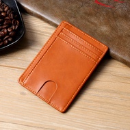 Business Men's Card Holder Ultra-Thin Microfiber PU Leather Card Holder Card Holder Bank Card Holder