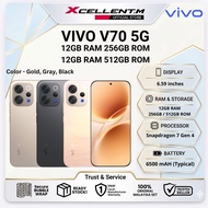 VIVO V70 5G / V60 5G [12GB RAM 256GB ROM] [12GB RAM 512GB ROM] - Original VIVO Malaysia
