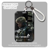 Delta Force Game Peripheral Card Holder Student Campus Card Meal Card Bus Card Subway Card Strap Han